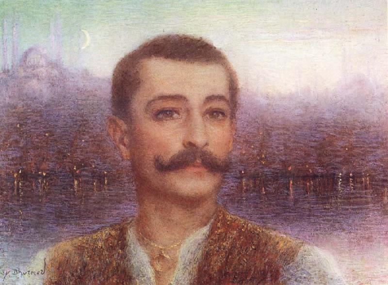 Lucien Levy-Dhurmer Portrait of Pierre Loti China oil painting art